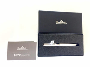 RS8511/BSW Bolígrafo roller Rosenthal blanco y plateado