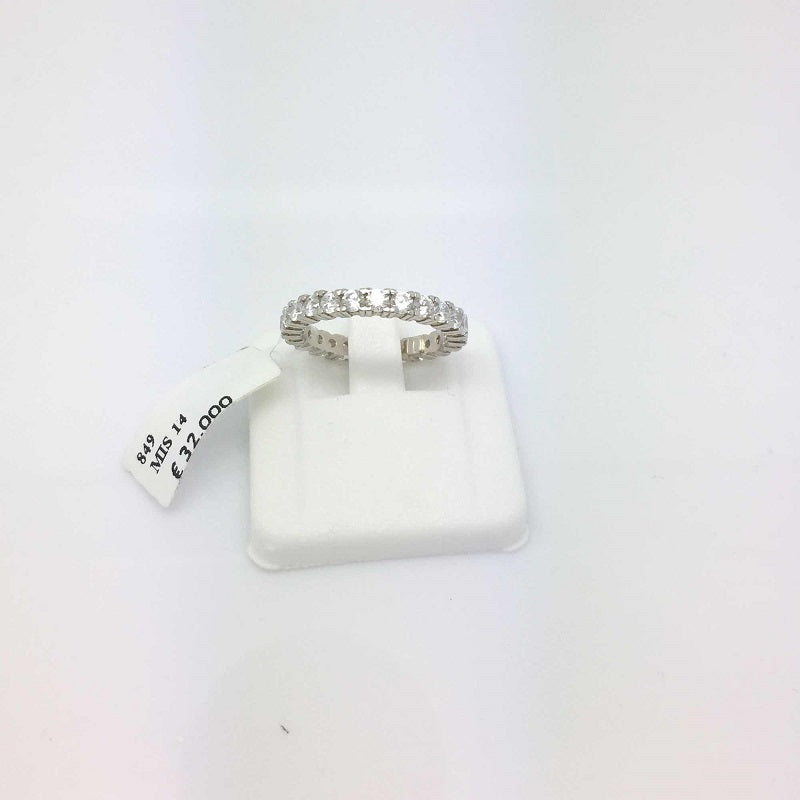 Anillo de mujer Veretta en plata y circonitas 849