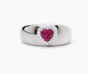 523273 Mabina heart band ring