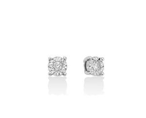 Miluna earrings in white gold and diamonds ERD2318