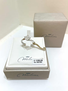 Anello Da Donna Miluna In Oro Bianco 18Kt con Diamanti LID3283