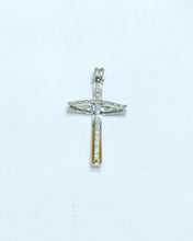 Load image into Gallery viewer, 1760 Alchimie Cross in white gold for men with diamonds

