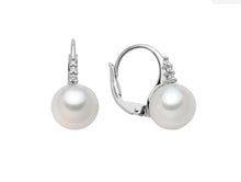 Load image into Gallery viewer, Miluna Women&#39;s White Gold Earrings with Pearl 8.5-9 mm PER2543
