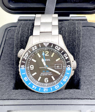 Cargar imagen en el visor de la galería, Fossil FB-GMT Curator Titanium Edición limitada de cuarzo LE1100 200M Reloj para hombre
